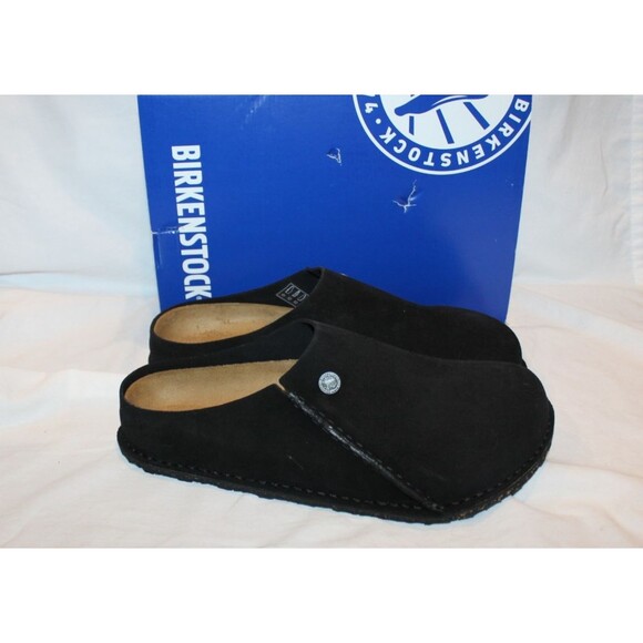 BIRKENSTOCK ZERMATT PREMIUM SUEDE LEATHER CLOGS NEW BLACK EU 43 REGULAR main image 5